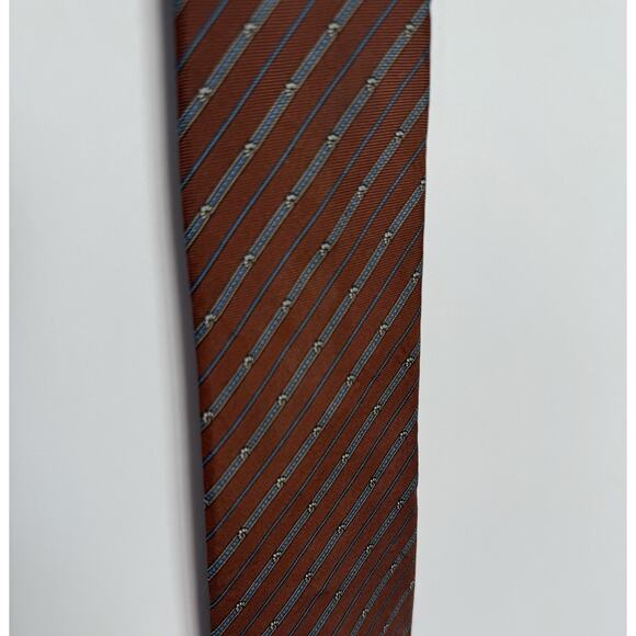 Christian Dior Men’s Tie 100% Silk Vintage Stripes 55” X 3” - Picture 3 of 4